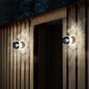 4Pcs Warm Light Solar Garden Light Cute Outdoor Sidewalk Light LED Solar Wall Light  Villa