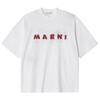 Marni Humu0223pv UScw95 Low01 Лого Мужская футболка с коротким рукавом