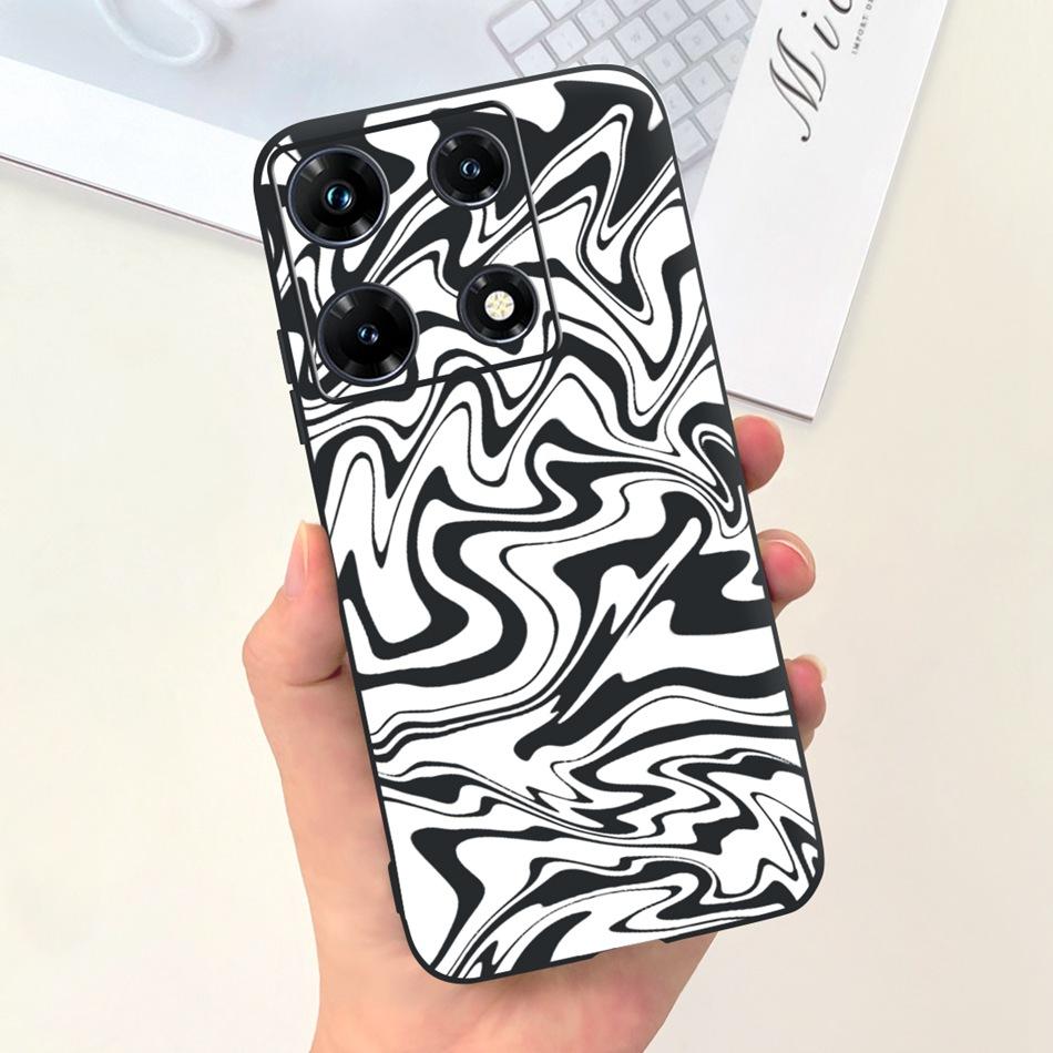 Fashion Moon Pattern Case For Infinix Note 30 Pro 30i 30 2023 Candy Color Soft Silicon Bumper For Infinix Note30 30Pro Note30i