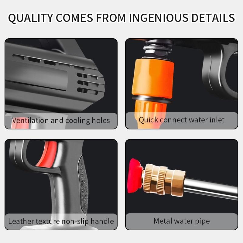 18 В аккумулятор беспроводной пистолет для мойки автомобиля под высоким давлением портативный генератор пены для мойки под высоким давлением для аккумулятора Makita