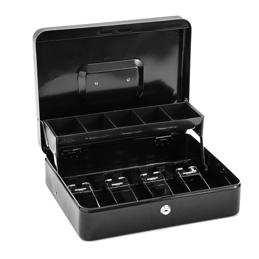Key style metal cash register clip cash box, portable cash register box, convenience store storage box