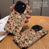 Чехол для телефона с ретро-цветочным узором, подходит для iPhone 14 13 12 11 7 8 Pro/ Max /Plus X XS XR, противоударный и защищающий от падений