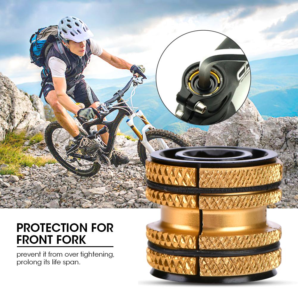 Расширительный якорь рулевой колонки велосипеда из алюминиевого сплава для карбоновой вилки 28,6 мм(Золото)