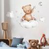 Moon Cloud Big Wall Stickers for Kids Rooms Boys Stars Large Wall Stickers for Kids Rooms Bear Bedroom Decoration