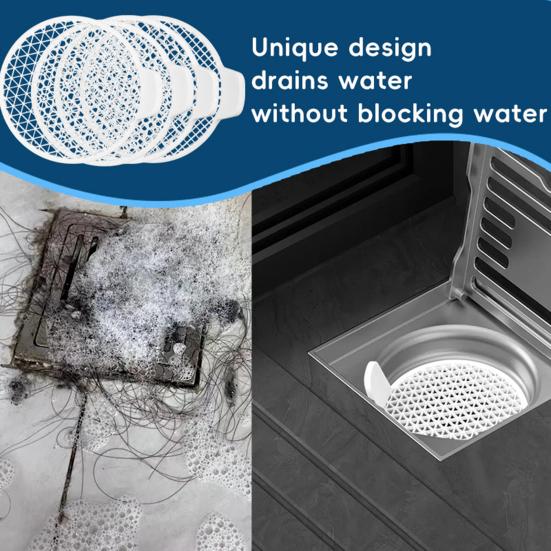 Plastic Sink Strainers Shower Hair Collector Mesh Drain Filter Kitchen Sink Filter Anti-clog Sink Strainer