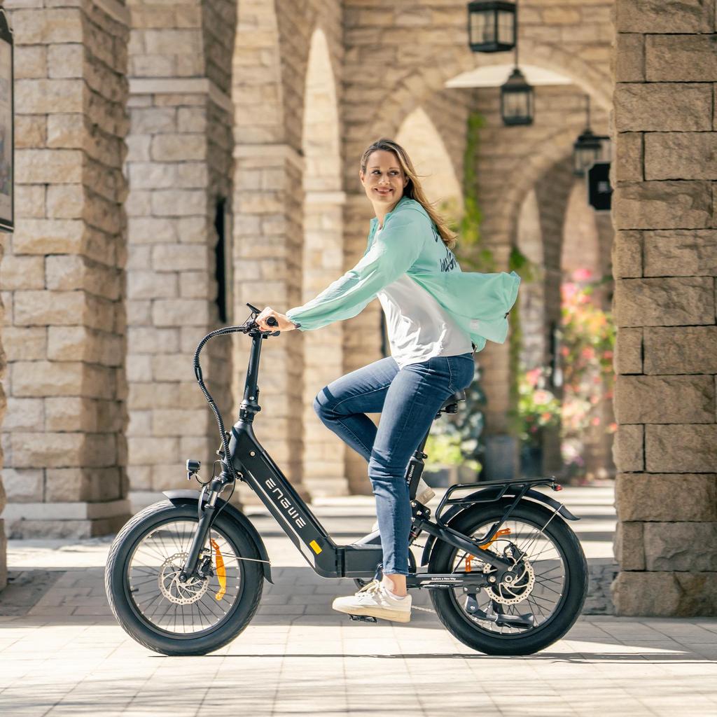 ENGWE L20 3.0 Boost 20*3.0 inch folding road electric-assist bicycle,48V13.5ah, 250W,maximum assisted range of up to 100km.