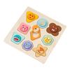 Wooden Geometry Puzzle Board Game Preschool Color Learning Geometric Shape Matching