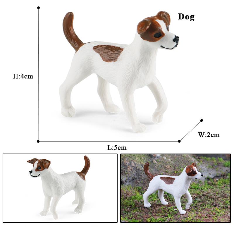 Oenux Модель Животных Собака Бульдог Корги Сиба-ину Хаски Мопс Шнауцер Чихуахуа Щенок Фигурки ПВХ Милая Коллекция Игрушка Подарок для Ребенка