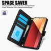 For Xiaomi Poco C75 4G/Redmi 14R 5G/14C 4G Case PU Leather Stand View Phone Wallet Cover with Shoulder Strap