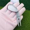 Spacecraft Golf Green Fork Magnetic Golf Ball Marker Golf Accessories Divot Fork  Play Golf