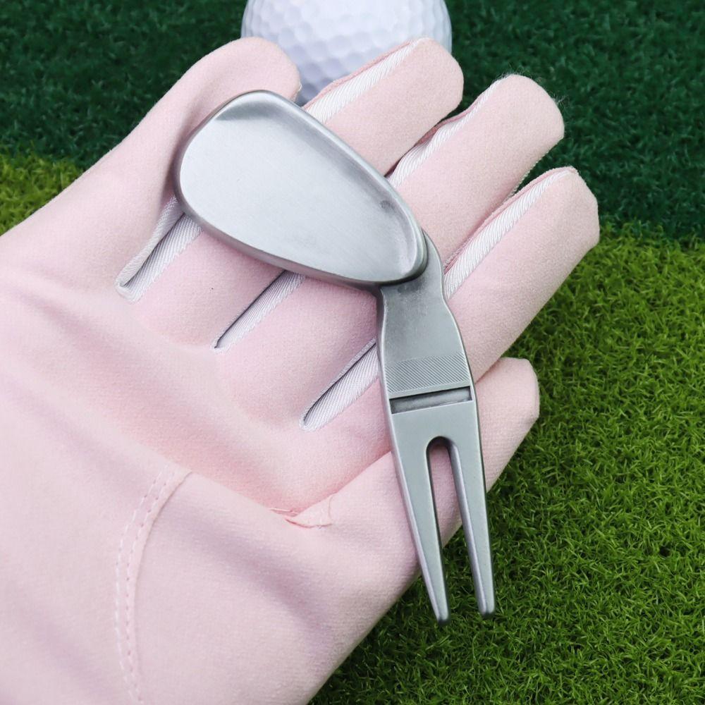 Spacecraft Golf Green Fork Magnetic Golf Ball Marker Golf Accessories Divot Fork  Play Golf