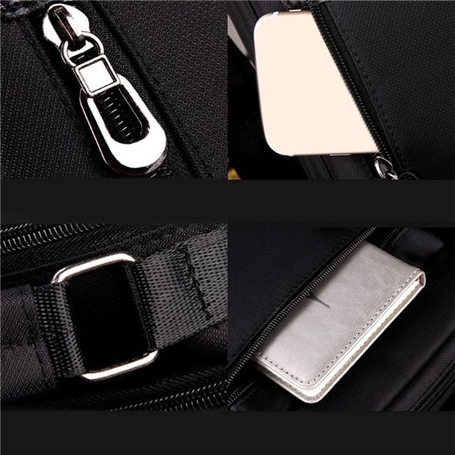 Мужская деловая повседневная сумка через плечо Водонепроницаемая сумка через плечо из оксфордской ткани