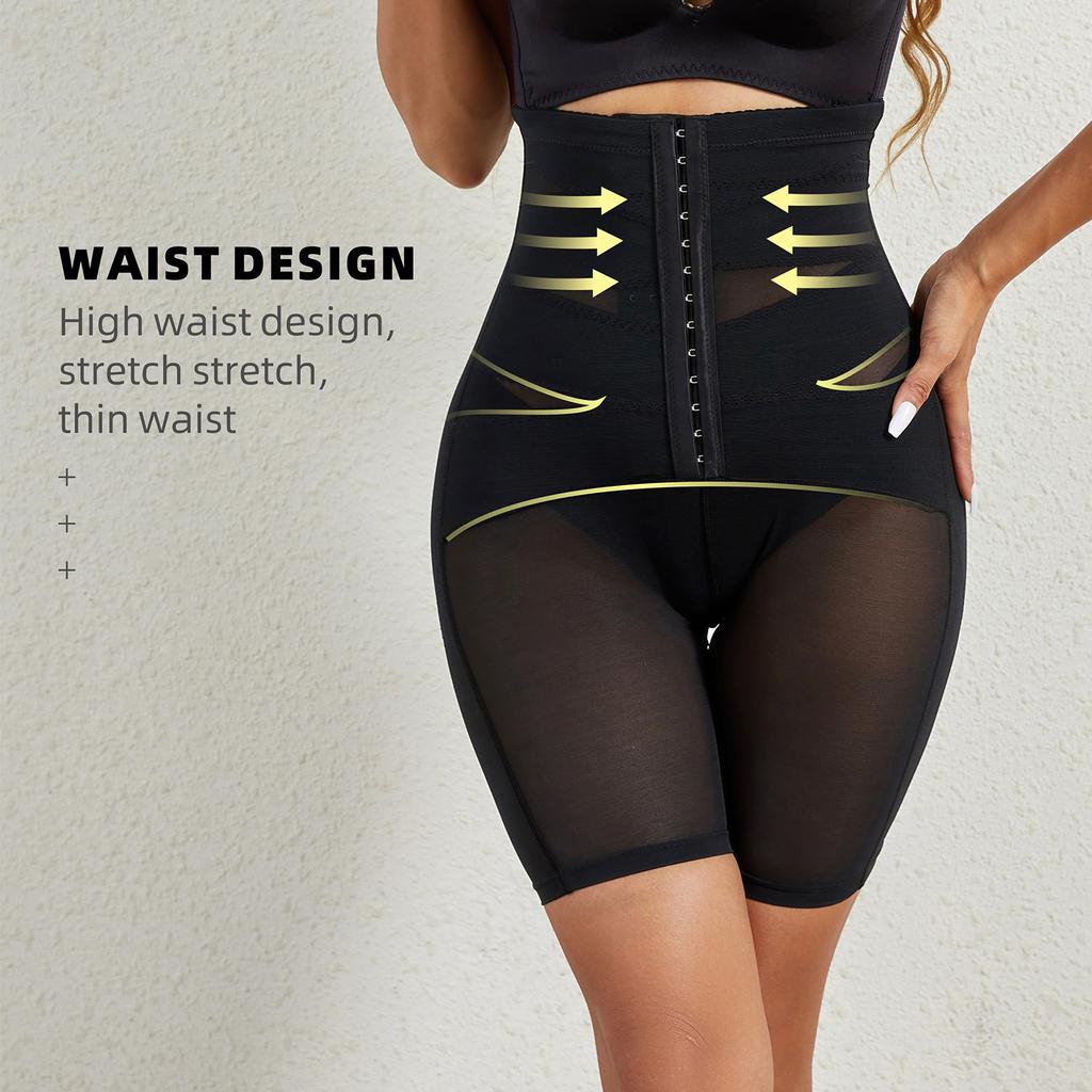 Women High Waist Trainer Body Shaper Shorts Butt Lifter Tummy Control Seamless Shapewear Postpartum Slimming Panty