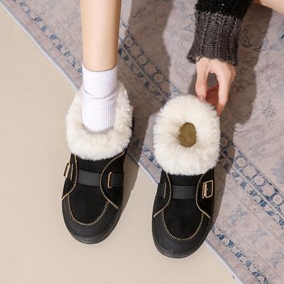 Женская обувь Черные байкерские ботинки на платформе Женские зимние ботинки Массивные Плюс Теплые ботинки Гяру Нескользкие С подкладкой на липучке Новые Рок Распродажа Y2k