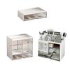 Pen Holders Desk Organizer with Drawers Pencil Holders Office Storage Box Pencil Organizer Makeup Organizer for Home