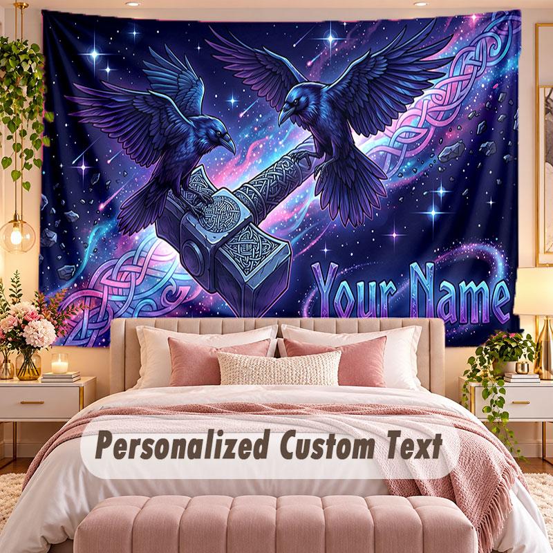 Other Similar Designs (135) Theme Wall Tapestry Customized With Name Text Personalized Hanging Tapestry For Bedroom Living Room Decor