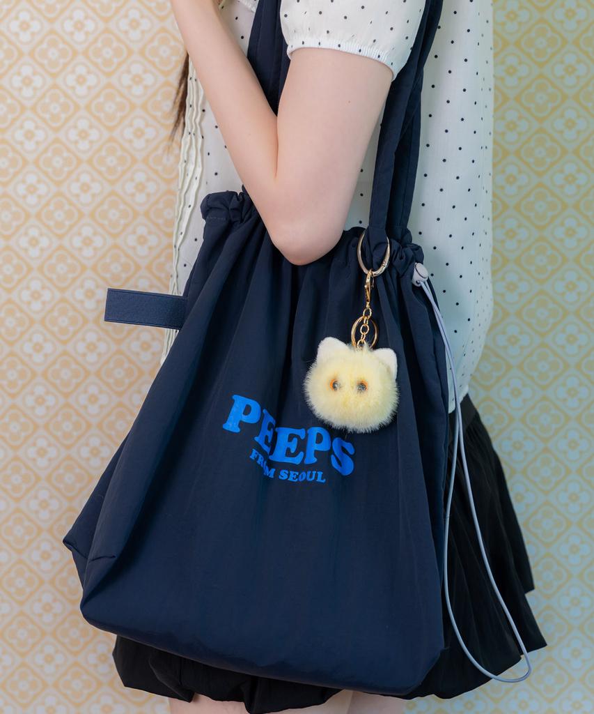 Облачная сумка на плечо Peeps (военно-морской флот) Сумка через плечо на шнурке с брелоком