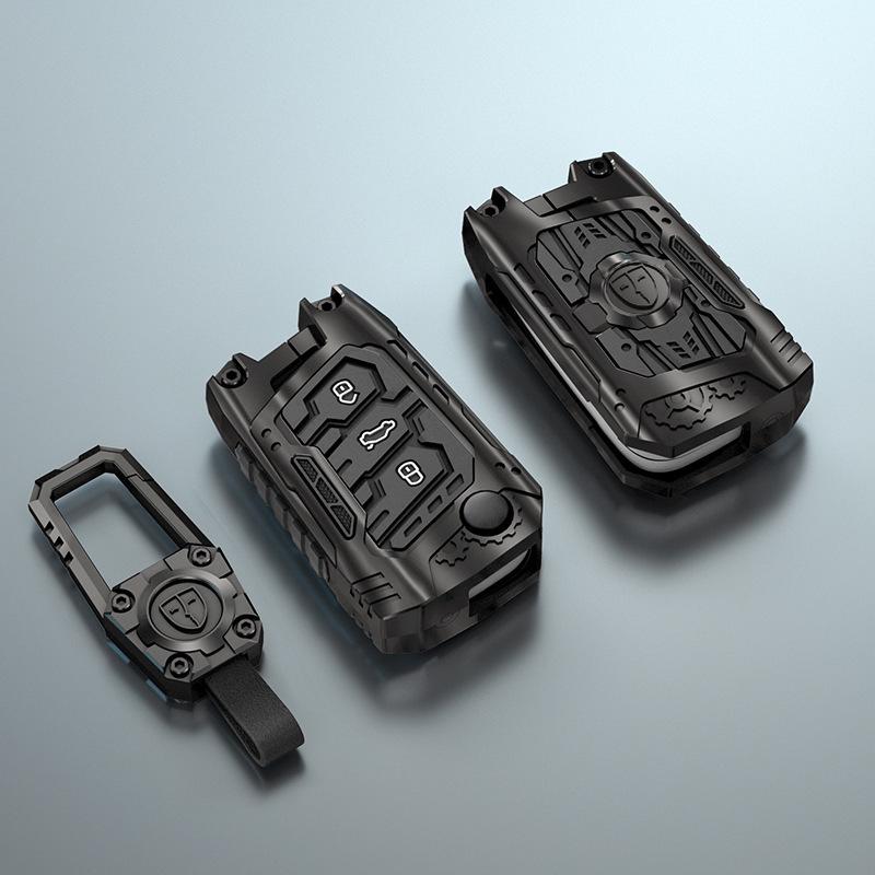 Чехол для ключей в стиле меха для Volkswagen Sagitar/Passat/Lavida - Подарок на Новый год 2024