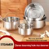 Rice Pressure Cooker Food Steamer Basket Stainless Steel Drain Basket Food Rack  Kitchen