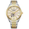 Citizen Collection Automatic Watch, Water Resistant, Gold, Open Heart, NH9114-99P, Men's, Silver