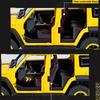 1/24 Танк Внедорожник 300 Border Limited Edition Модель автомобиля из сплава Литая металлическая игрушка Модель внедорожника Звуковая и световая модель автомобиля Детский подарок