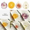 Premium Feeling Reading Mark Transparent Grape Tomato Bookmarks Simulation Bookmark  Student Gift