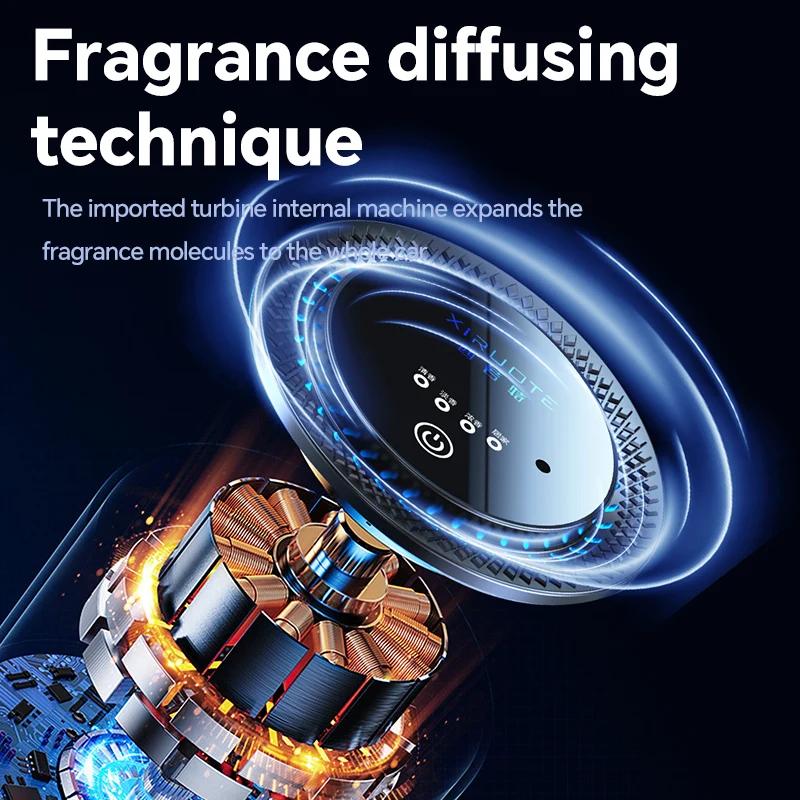 Smart Fashion Car Freshener 3 Intensity Levels Essential Oils Aroma Diffuser Adjustable Intelligent Diffuser With Pickup Light