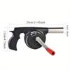 Outdoor Barbecue Fire Bellows, Hand Crank Air Blower Tool, Portable BBQ Fan for Camping Stove Accessories