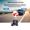 E-ACE Auto Black Box Car Dvr Streaming Media Mirror Dash Camera 10 Inch FHD 1080P Video Recorder Support 1080P Rearview Camera