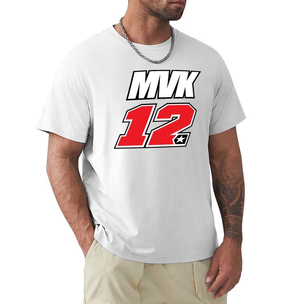 Maverick Viales MVK 12 TShirt Casual Street Style Short Sleeve Tee