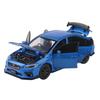 1/32 Модель спортивного автомобиля из сплава Subaru WRX STI Литая под давлением Имитация Металлическая игрушка Модель гоночного автомобиля Коллекция Звук и свет Детский подарок