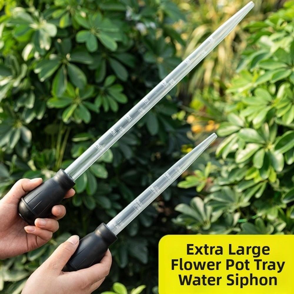 Plastic Plant Water Remover Transparent with Scale Water Pumping Processor Detachable Flower Pot Watering Device Gardening Tools