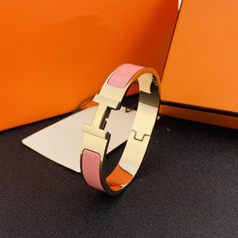 2026 Классический Модный Тренд Браслет Женский Розовое Золото Пряжка-Карта Браслет Ювелирные Аксессуары Ширина 12 мм