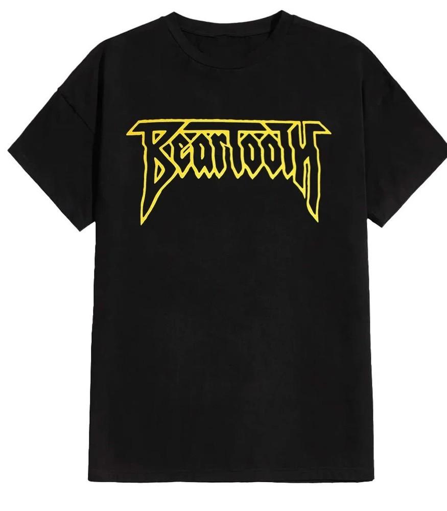 ГОРЯЧАЯ НОВИНКА Логотип группы Beartooth Черная футболка Унисекс Футболка Все размеры S5XL KK1923 Унисекс Футболка