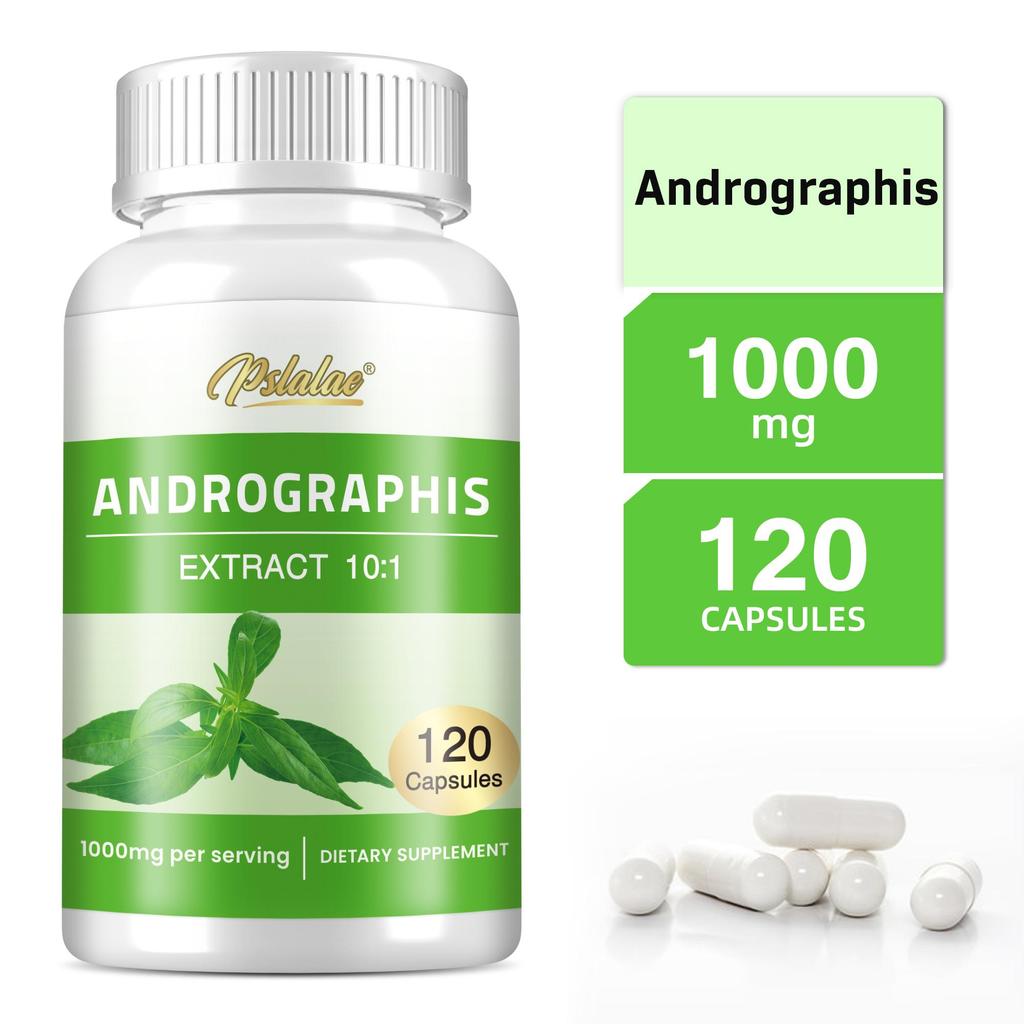 Andrographis paniculata extract, 1000 mg, supports the immune system, joint health, suitable for both men and women.