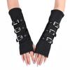Hop Fashion Accessories Milk Silk Cosplay Belt Rivet Punk Wristband Half-finger Gloves Arm Cover