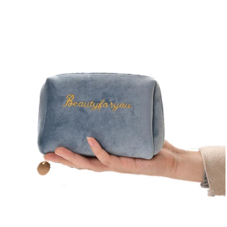 Женская косметичка на молнии, бархатные косметички, дорожные женские щетки для губ, набор для хранения туалетных принадлежностей, сумка для туалетных принадлежностей