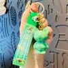 Adorable Color-changing Chameleon Bear Keychain Cute Resin Cartoon Gift For Kids And Adults