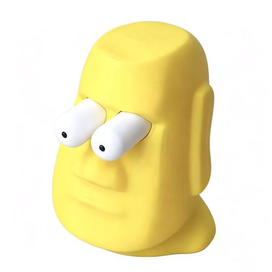 Мультяшная каменная статуя Игрушка для снятия стресса 3D-печатная каменная фигурка с вылезающими глазами Игрушка-фиджет Расслабляющая настольная игрушка для офисного работника