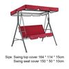 Garden Swing Canopy Top Cover Waterproof Outdoor Swing Chair Hammock Canopy Roof Canopy Replacement Swing Chair Awning