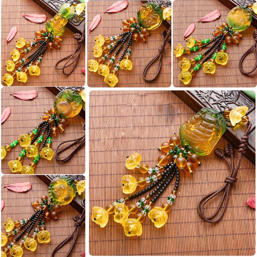 Chinese Fengshui Maitreya Beast  Pendant Keyring Accessories Car Key Pendant Guanyin Pendants