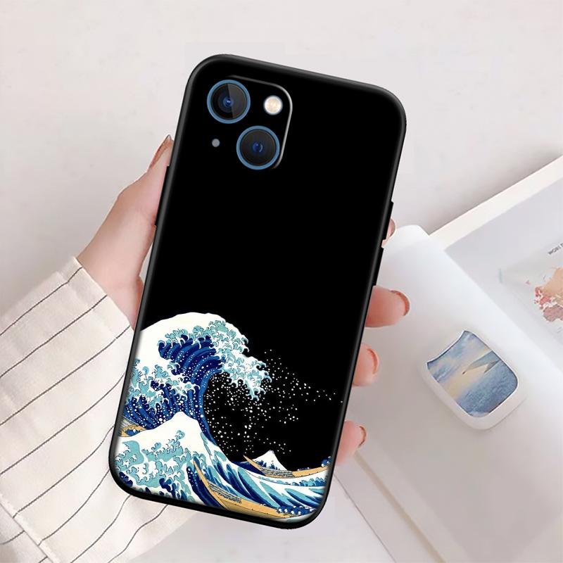Великая волна у Канагавы Новый высококачественный чехол-ракушка для iPhone SE X XS XR 16E 17 11 Pro Max 8 7 6 6s Plus Air