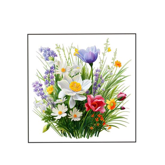 Наклейки на стену яркий цветочный узор бабочки легко наносится долговечный декоративный клей съемные наклейки на стены