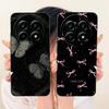 Daisy Bow Pattern Butterfly Flower Cherry Back Cover For Realme 13 Pro Pro+  Phone Case Soft Silicone Casing On Realme P1 Speed