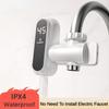 3400W No Need To Install Electric Faucet Stainless Steel Hot and Cold Dual-purpose Faucet Water and Electricity Isolation Instant Hot Water Faucet
