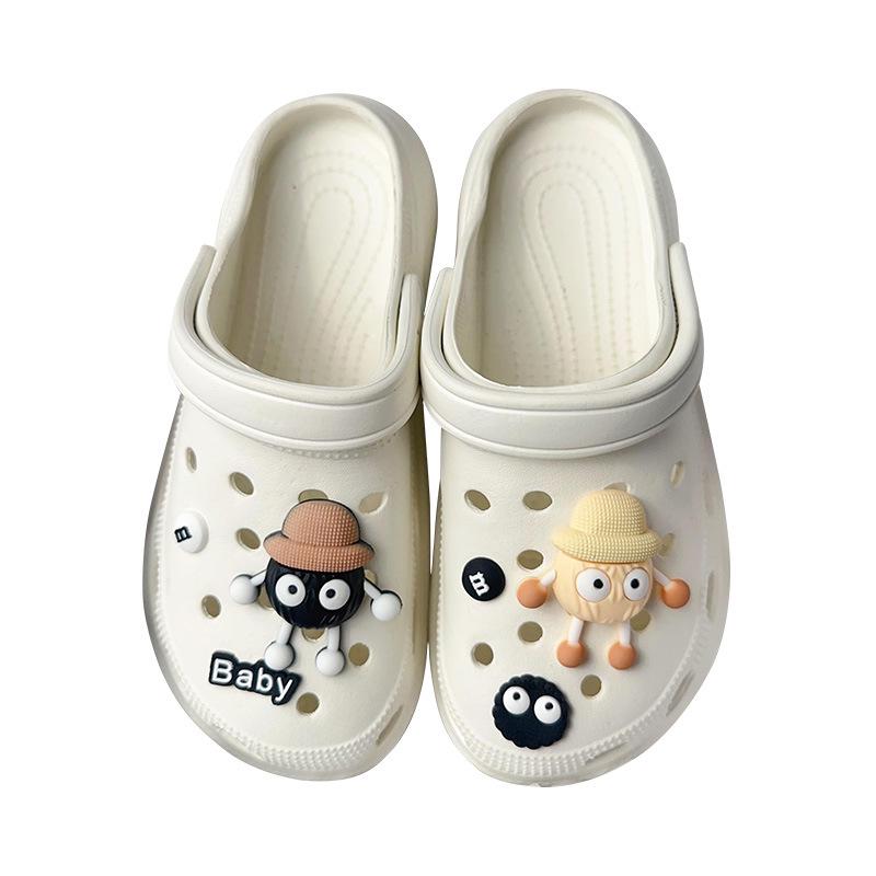 Милые мультяшные аксессуары для обуви Coal Ball - 3D Креативные пряжки для самостоятельного украшения