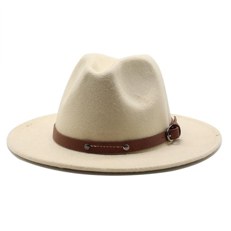 Модная повседневная мужская и женская черная шерстяная шляпа-цилиндр в стиле джаз, 24 цвета