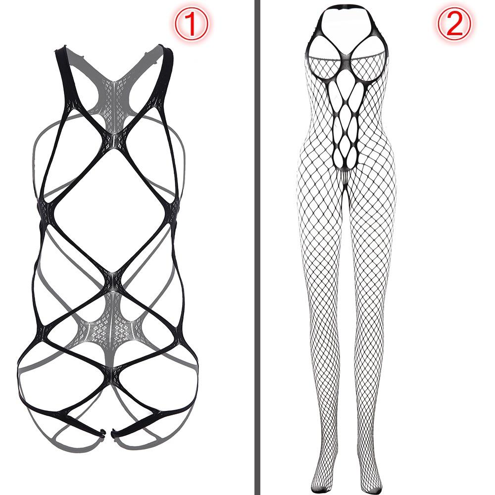 New Fashion Plus Size Women Fishnet Body Stocking Underwear Sexy Bodysuit Lingerie