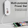 Зарядная розетка Plug-and-Play Стабильный выход Двойной интерфейс USB Type-C Высокоскоростная передача Быстрая зарядка 35 Вт PD USB C Сетевой фильтр Товары для дома
