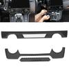 Center Console CD Panel Trim Cover Carbon Fiber Decoration Fit for Honda CRV 20162019